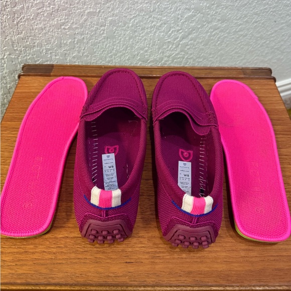 EUC Rothy's The Driver Driving Loafer in Raspberry, size 8 - Picture 8 of 9